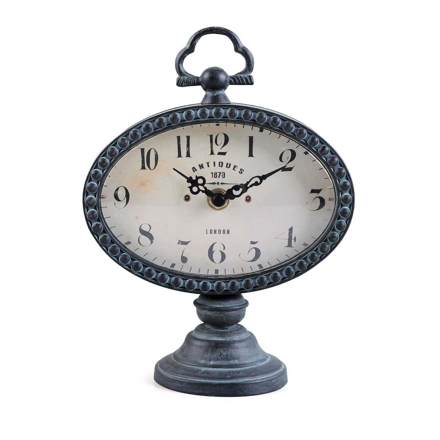 Amazon.com: NIKKY HOME Vintage Table Clock with Beads, Shelf